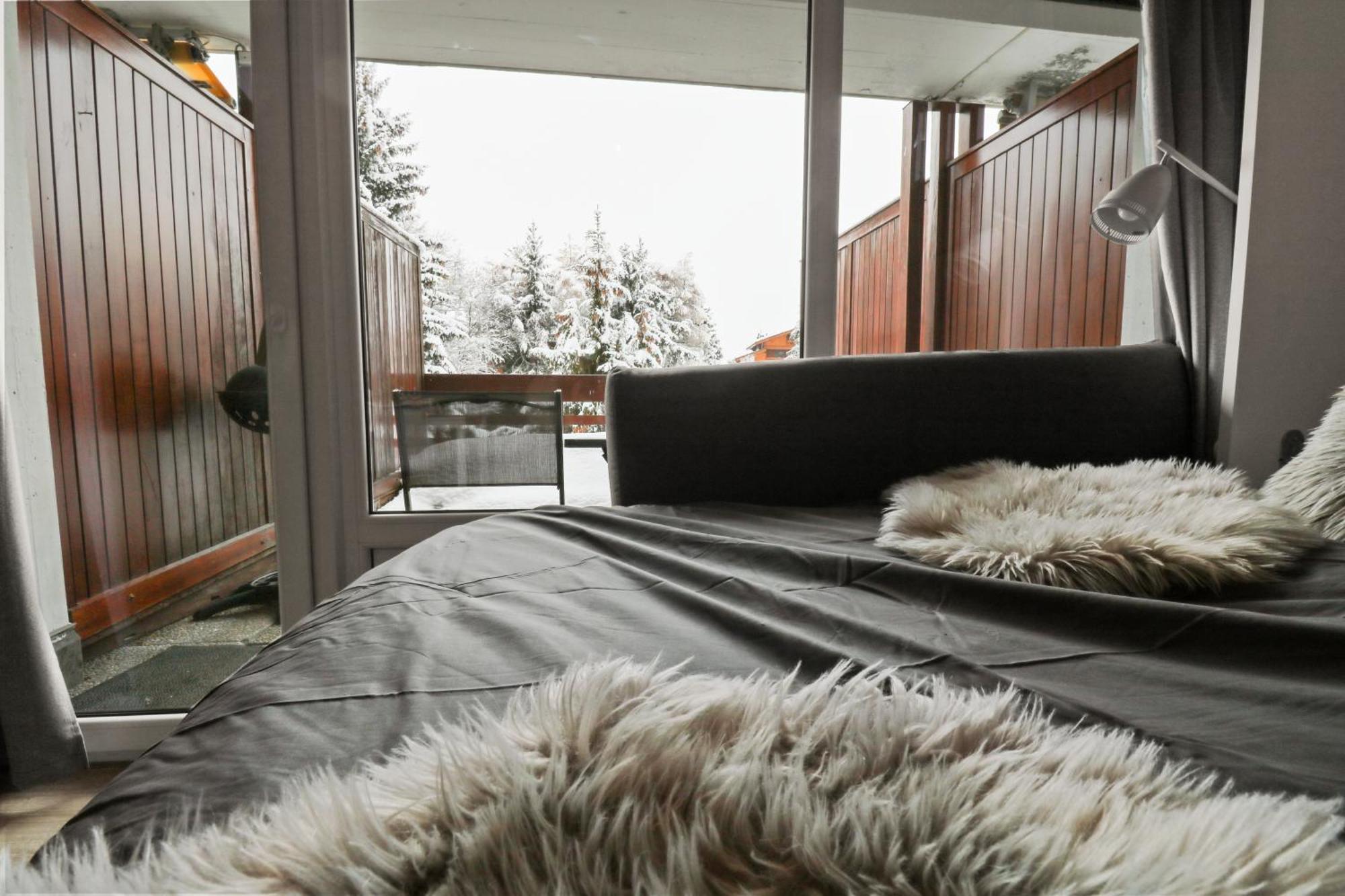 Joli Studio Avec Parking Gratuit Crans-Montana Exteriér fotografie